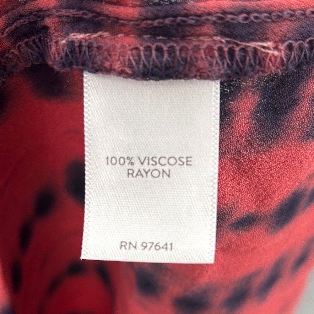 Pure Jill Elements Tie Dye Maxi Dress Kaftan Beach Cover Up Tie Waist Sz Large - Picture 6 of 9